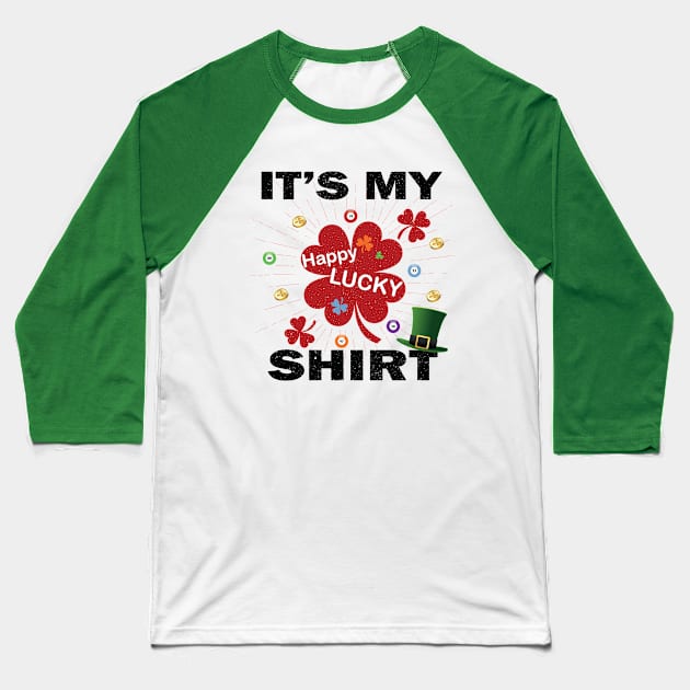 Lucky Tshirt Charms T-Shirt - Feeling Lucky player Shirt Baseball T-Shirt by Meryarts